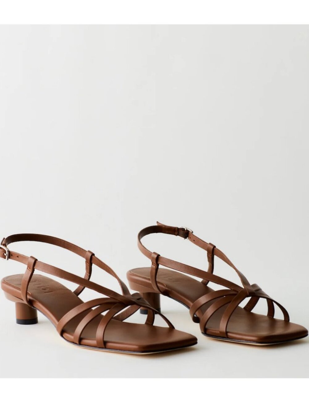 Tibi |  Brooks Low Heel Sandal in Brown  |  Size 38.5  | 8.5  | F REE SHIPPING